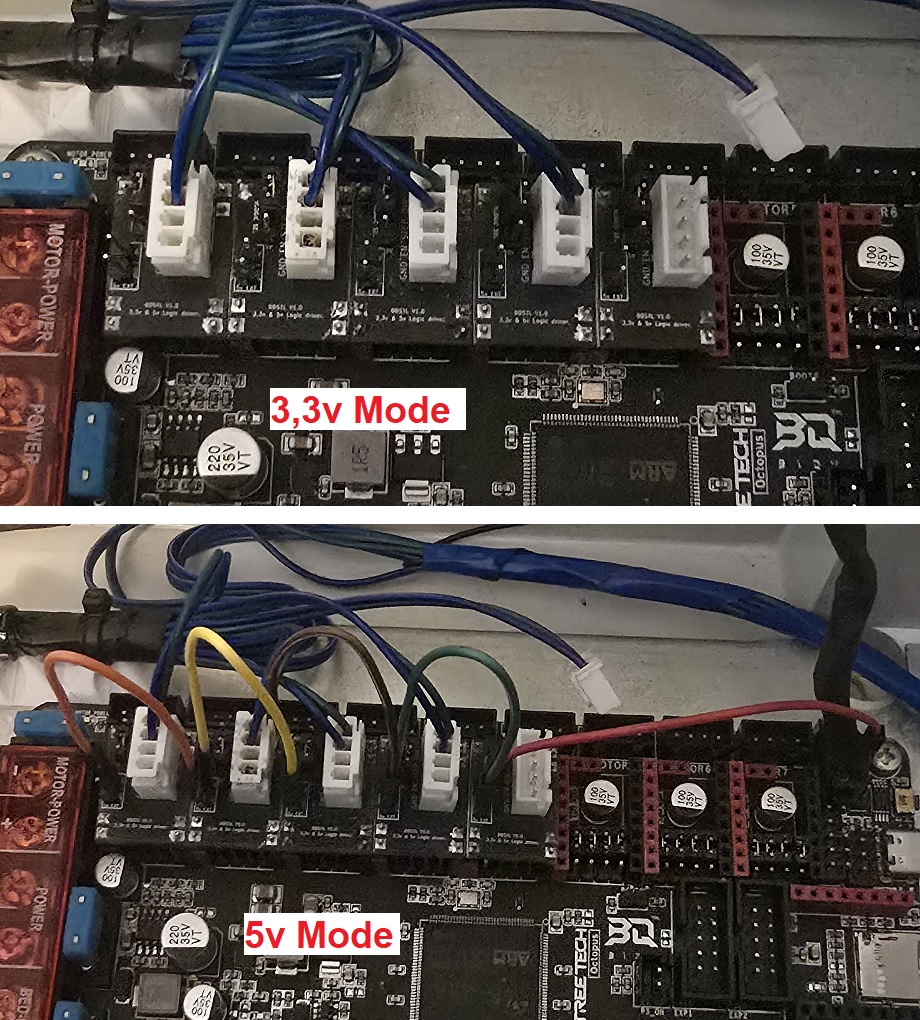 Adapter installed on mainboard
